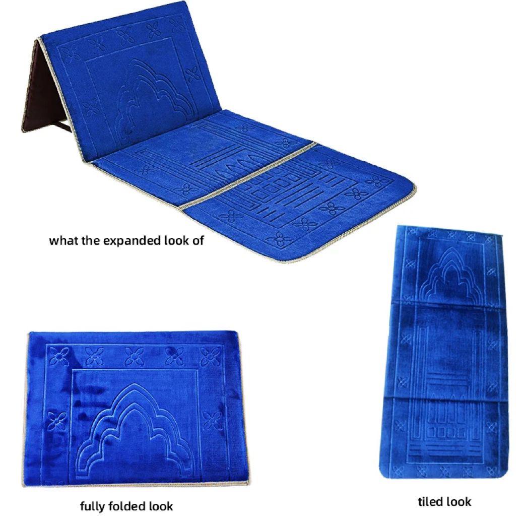 Foldable Prayer Mat With Back Support